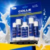 Blue packaging alcohol glue set 7ml yellow solid glue for cross-border use Specification image